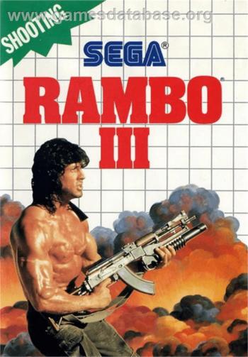 Cover Rambo III for Master System II